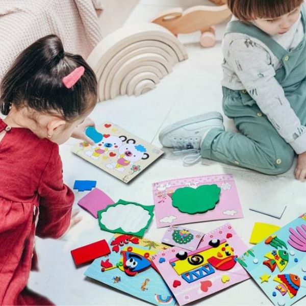 3D EVA schuim sticker puzzels | STICKYFUN