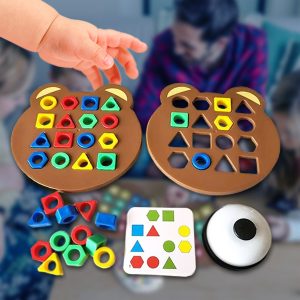 Tafelspel voor kinderen om vormen te vergelijken | TEDDY