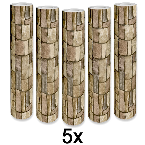 5x Stijlvol 3D Behang – Eenvoudige Wandtransformatie | WALLCORWRAP
