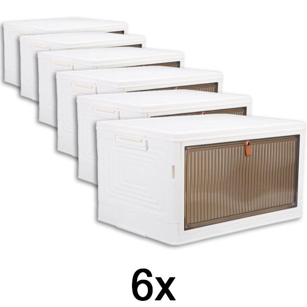 6x Opbergbox met deksel | ORGABOX