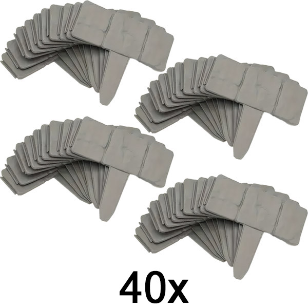 4x Steenachtige tuinrand (10 stuks) | MINIFENCE