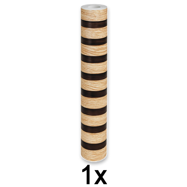1x Elegante muurstickers met houteffect | LINEWALL