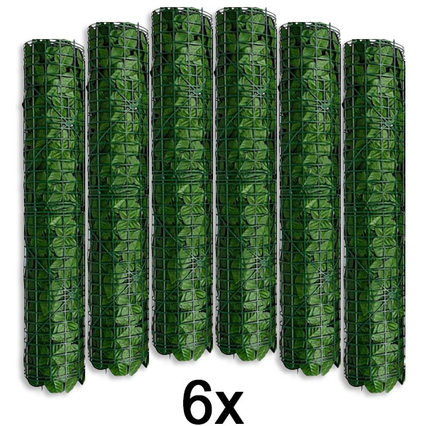 6x Privacy scherm met kunstbladeren | LEAFPANEL