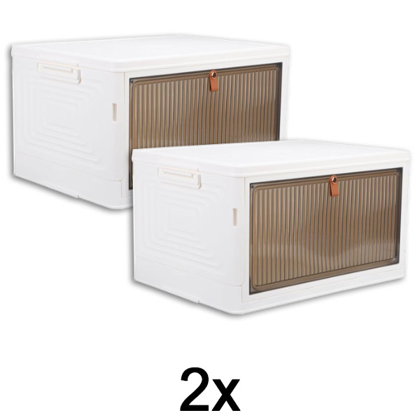 2x Opbergbox met deksel | ORGABOX